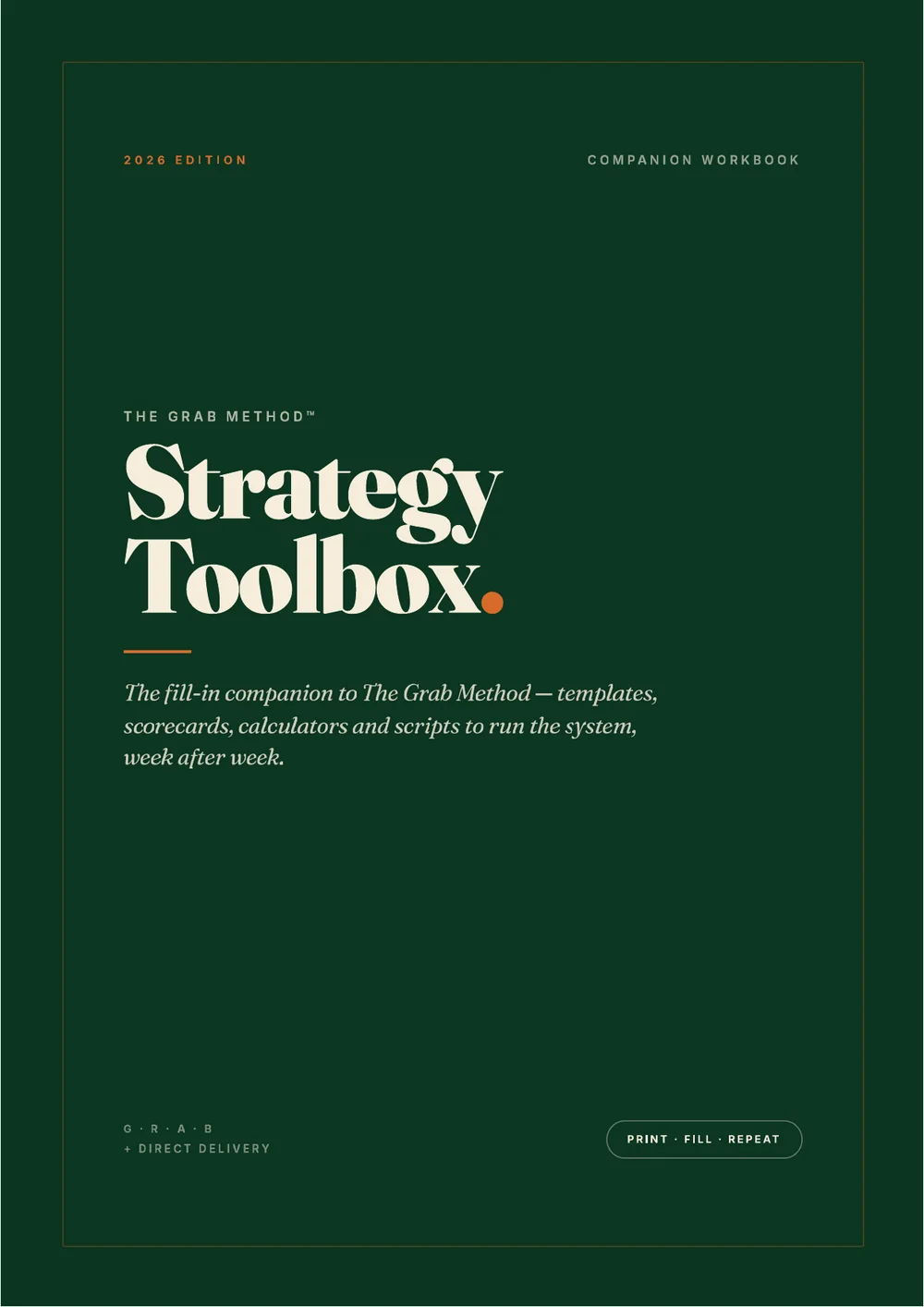 The Strategy Toolbox — preview, page 1