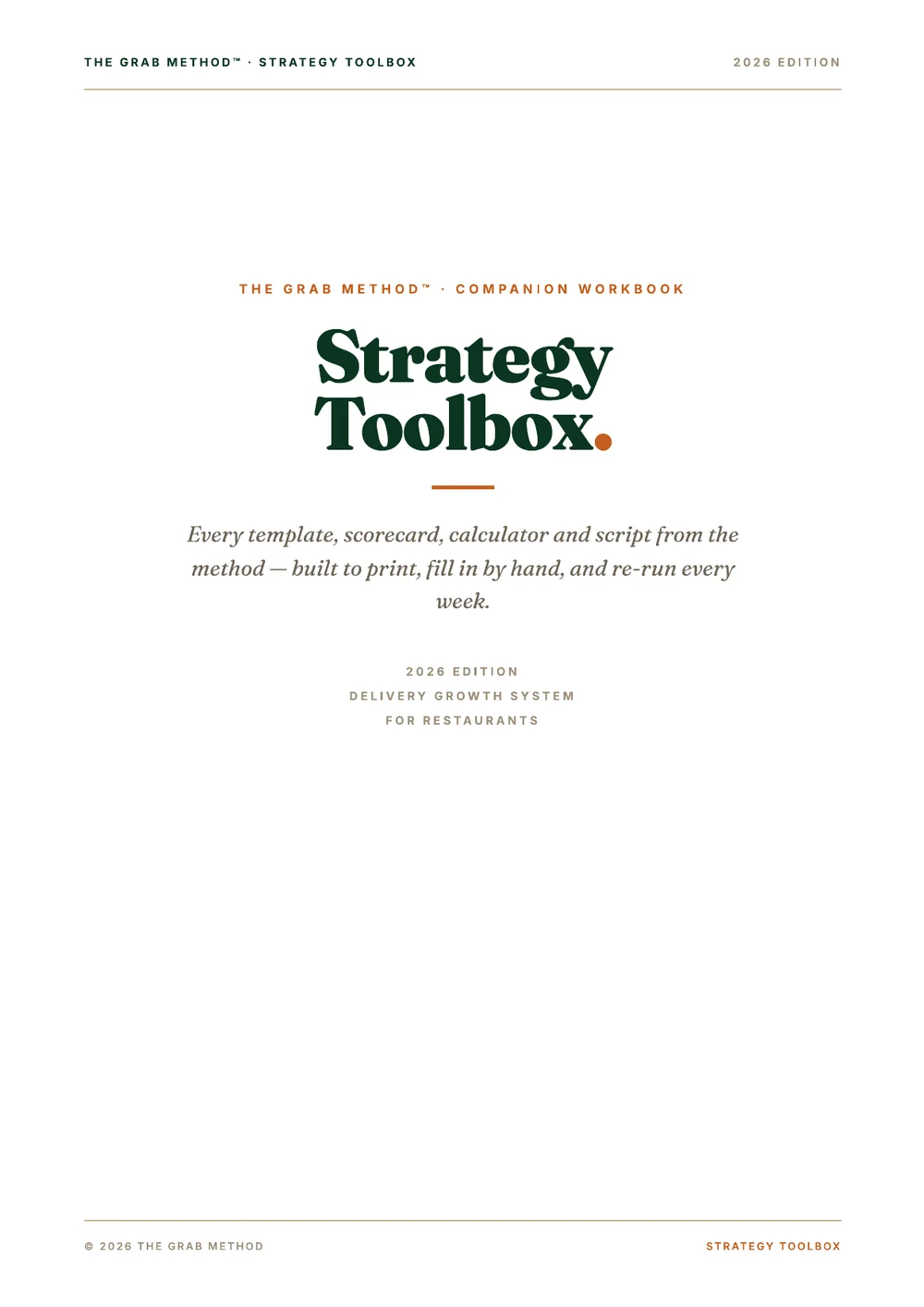 The Strategy Toolbox — preview, page 2