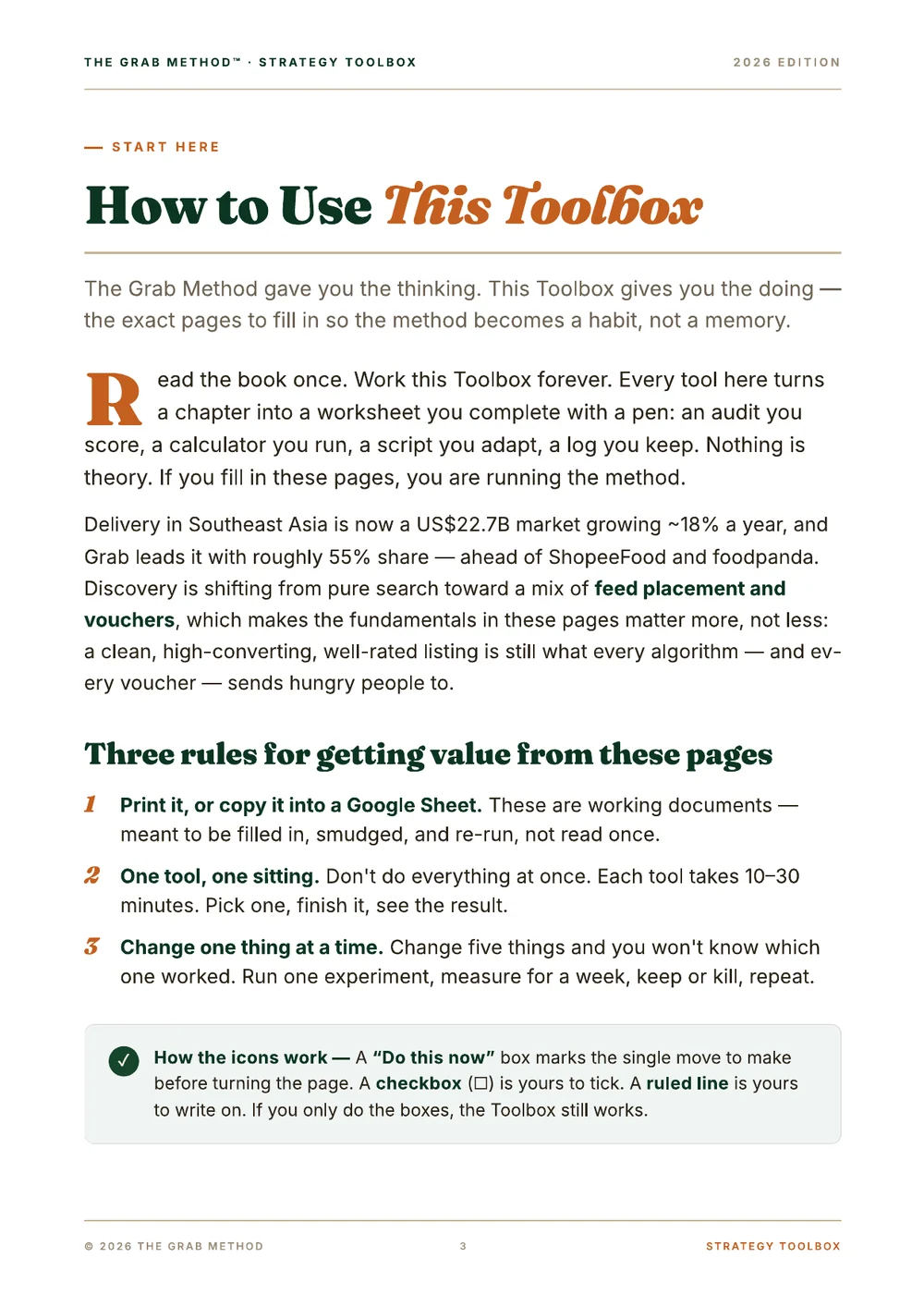 The Strategy Toolbox — preview, page 3