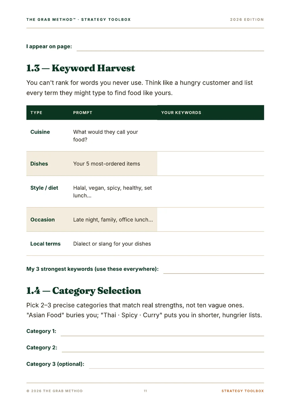 The Strategy Toolbox — preview, page 11